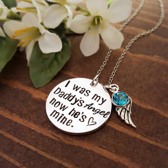 Sympathy Gift Ideas For Loss Of Father
 Memorial Necklace For Loss A Father Memorial Necklace For