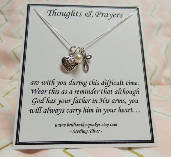 Sympathy Gift Ideas For Loss Of Father
 Loss of father sympathy t jewelry by BrilliantKeepsakes