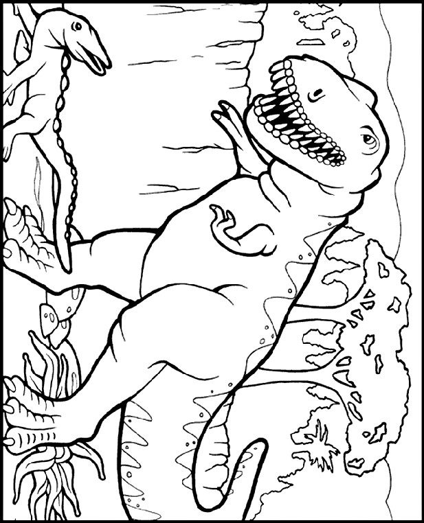 T Rex Printable Coloring Pages
 Tyrannosaurus Rex Coloring Page