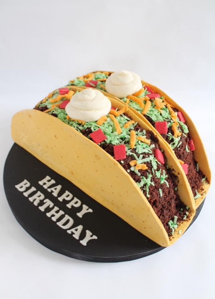 Taco Birthday Cake
 Best 25 Taco cake ideas on Pinterest