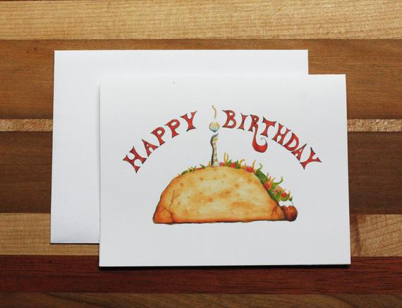 Taco Birthday Card
 Taco Birthday Card Funny Taco Birthday Taco Cake by