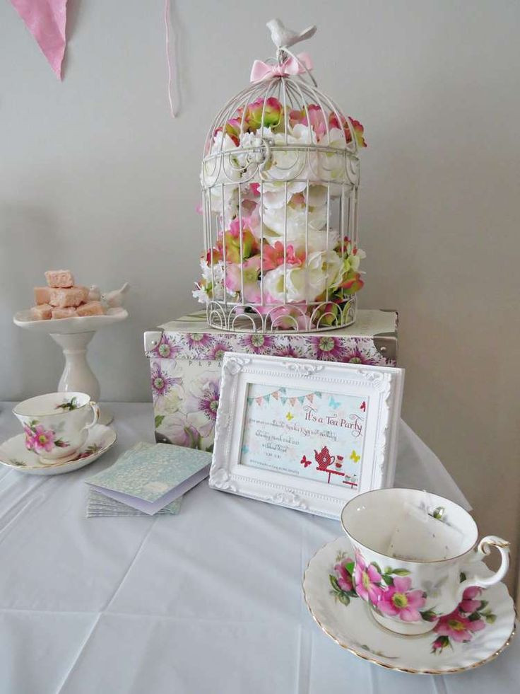 Tea Birthday Party Ideas
 Best 25 Tea party centerpieces ideas on Pinterest