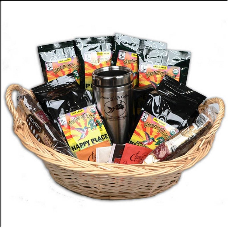 Tea Gift Basket Ideas
 Hand Crafted Tea and Coffee Gift Basket with Gourmet