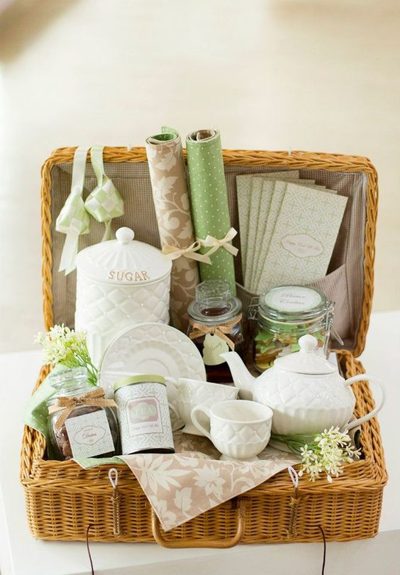 Tea Gift Basket Ideas
 Tea Gift Basket from Fairy Floss Party and Favors