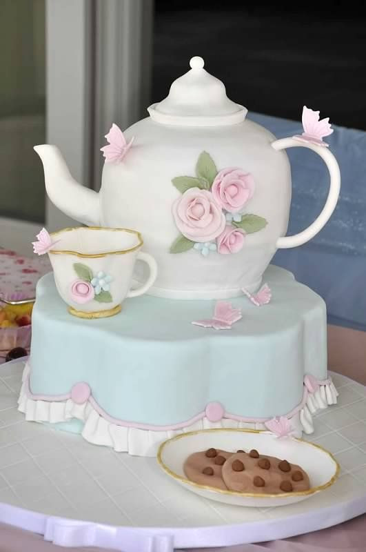 Tea Party Cake Ideas
 Best 25 Tea party cakes ideas on Pinterest