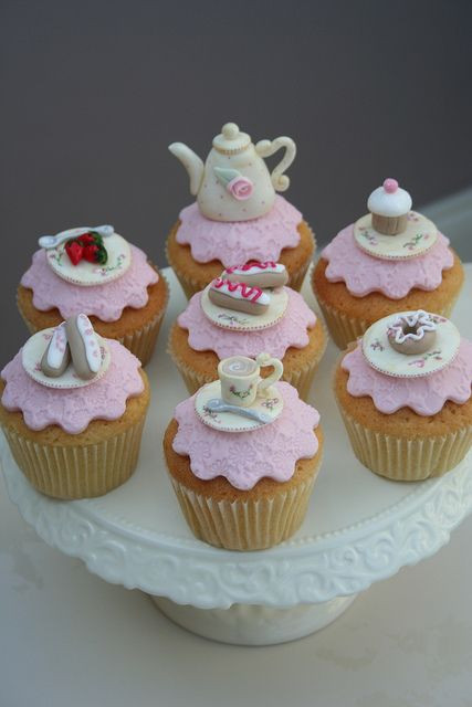 Tea Party Cupcake Ideas
 Tea party cupcakes Cake and Cupcake Ideas
