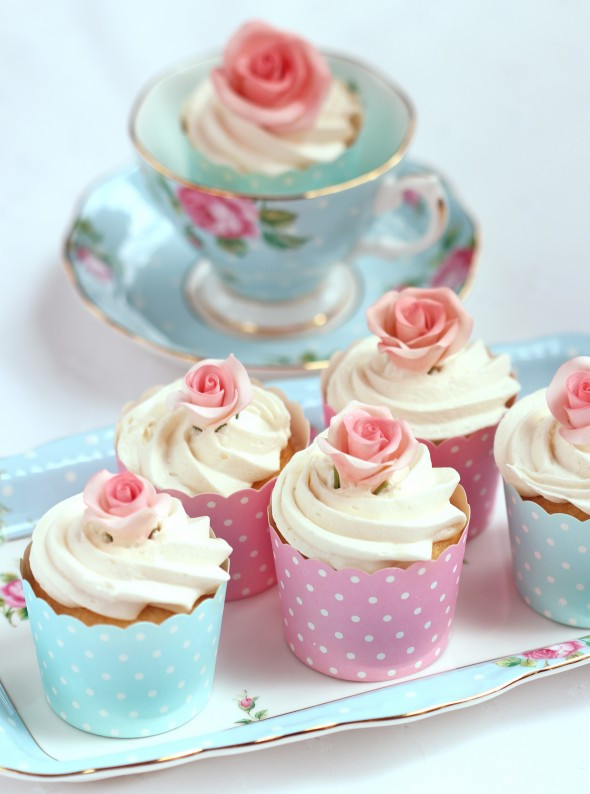 Tea Party Cupcake Ideas
 Summer Cookies and Cupcakes