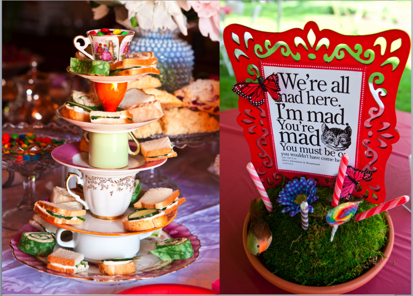 Tea Party Food Ideas For Adults
 Home Confetti Charitable Mad Hatter Tea Party