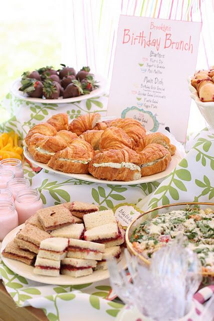 Tea Party Food Ideas For Adults
 Mother Daughter Tea Party 3rd Birthday Brunch