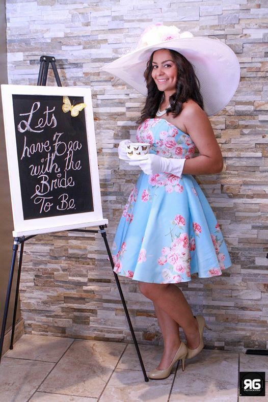 Tea Party Outfit Ideas
 Tea party Bridal shower The bride to be outfit Tea party