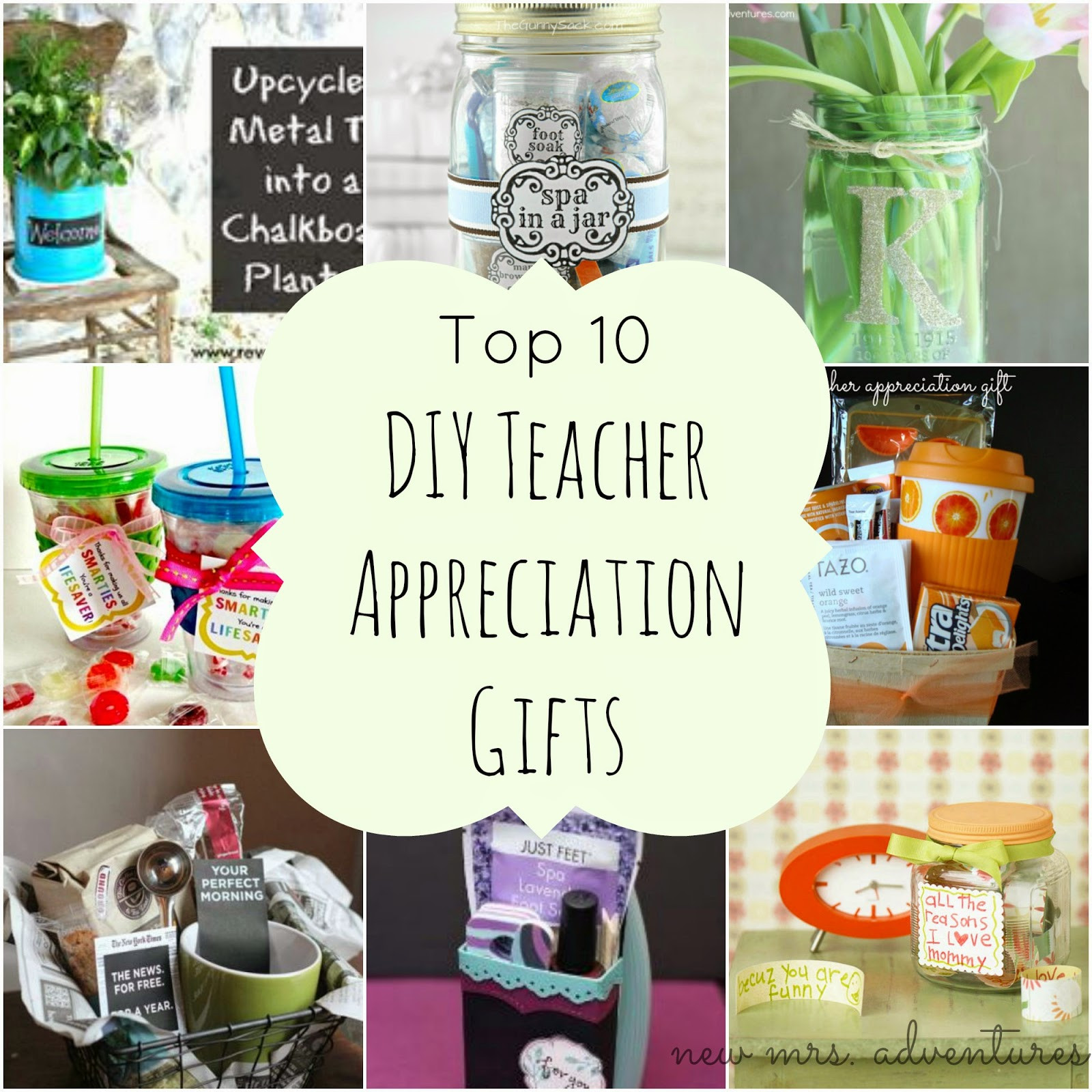 Teacher Appreciation Gifts DIY
 Barnabas Lane Top 10 DIY Teacher Appreciation Gifts