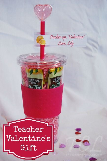 Teacher Valentines Gift Ideas
 Teacher Valentine s Day Gift Idea Drink Tumbler