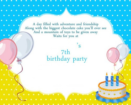Text Birthday Invitations
 50 Birthday Invitation SMS and Messages
