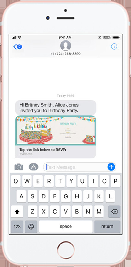 Text Birthday Invitations
 Send Party & Event Invitations by Text Message Evite