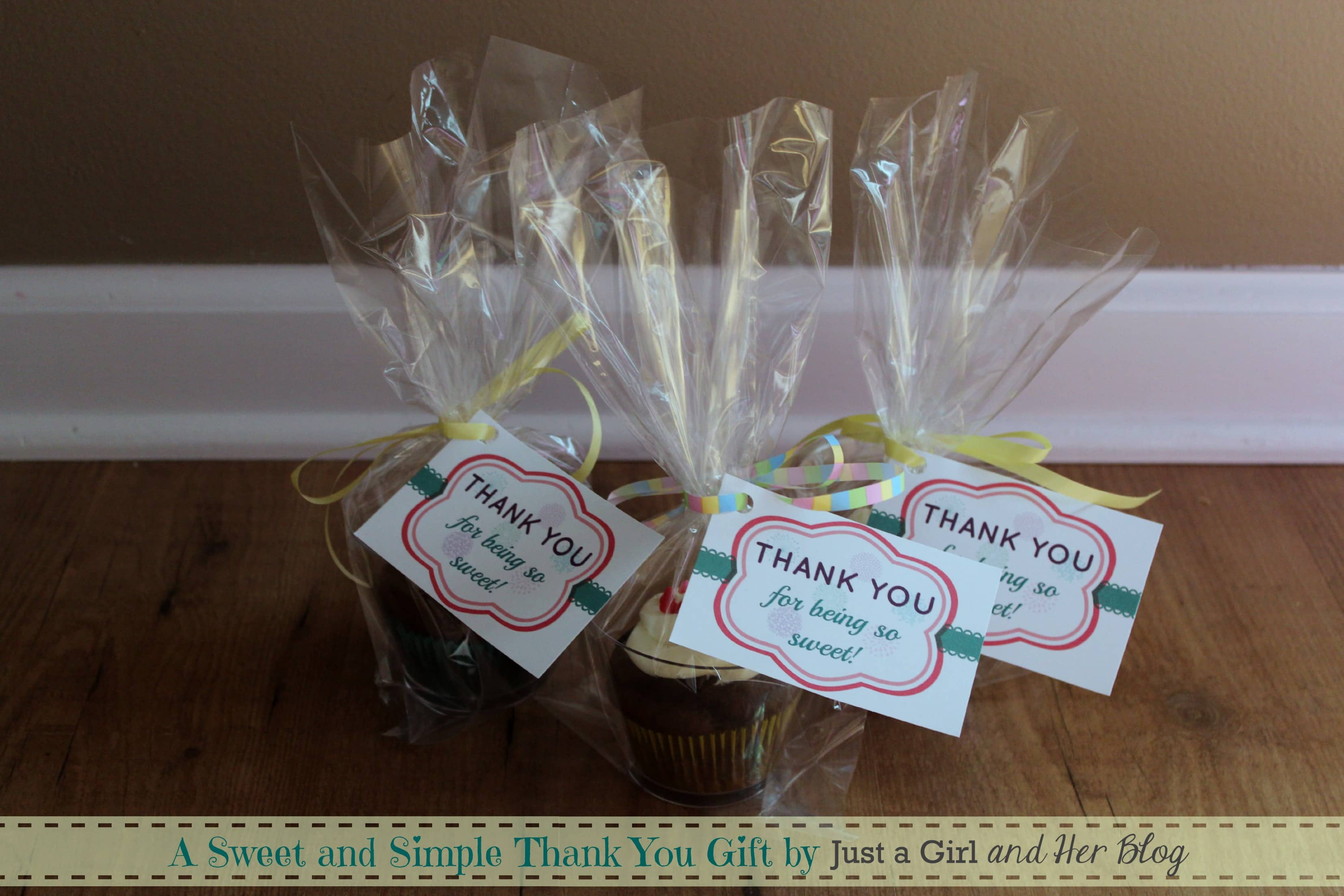 Thank U Gift Ideas
 A Sweet and Simple Thank You Gift with FREE Printable