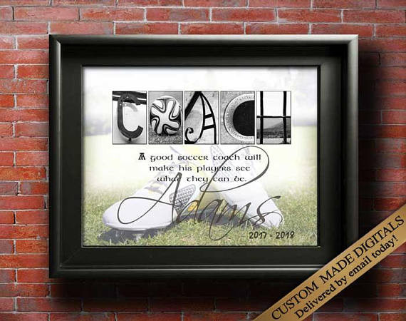 Thank You Coach Gift Ideas
 Soccer Coach Gifts For Soccer Coaches Gift Ideas SOCCER Mom