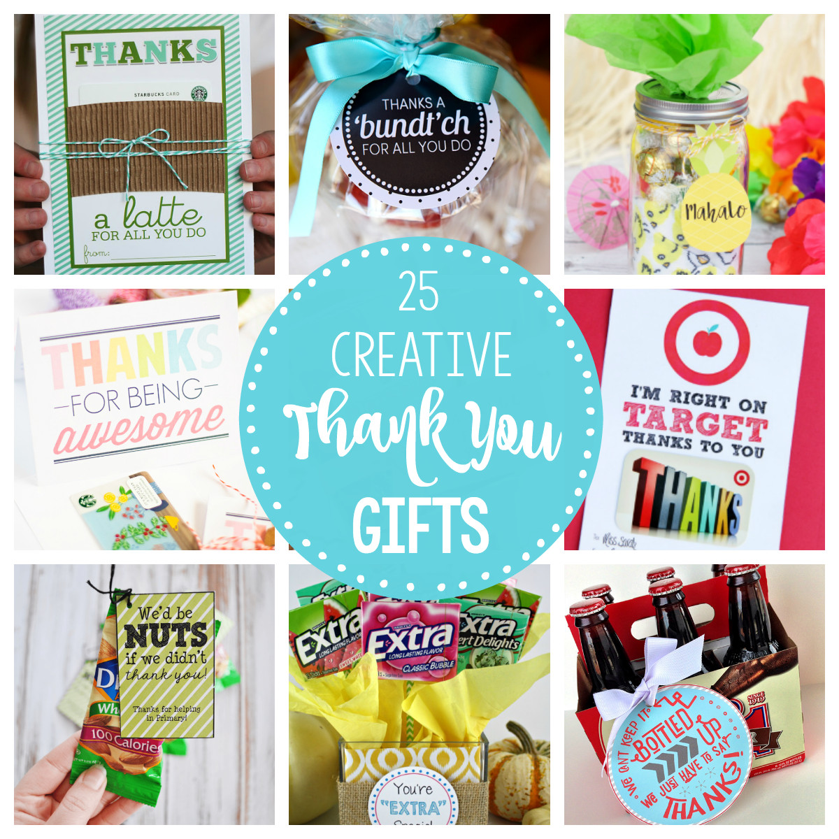 Thank You For Your Service Gift Ideas
 25 Creative & Unique Thank You Gifts – Fun Squared