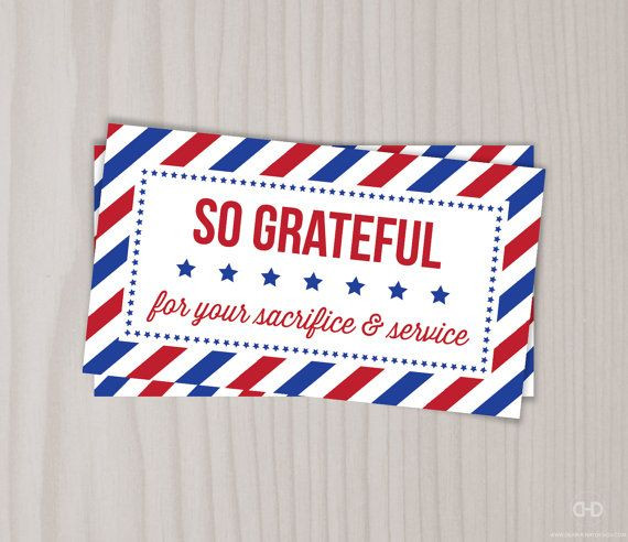 Thank You For Your Service Gift Ideas
 Instant Download Veterans Day Thank You Cards Military