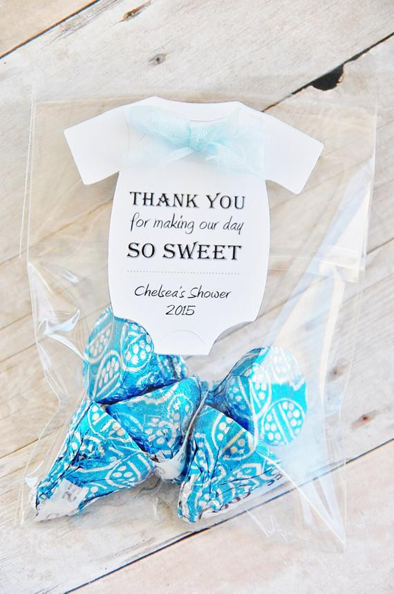 Thank You Gift Ideas For Baby Shower
 Thank You For Making Our Day So Sweet Baby Shower Favor Tags