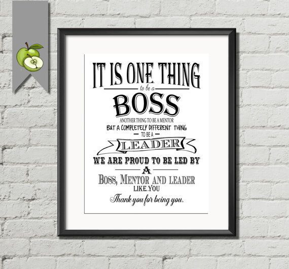 Thank You Gift Ideas For Boss
 Boss appreciation day boss t Boss week thank you