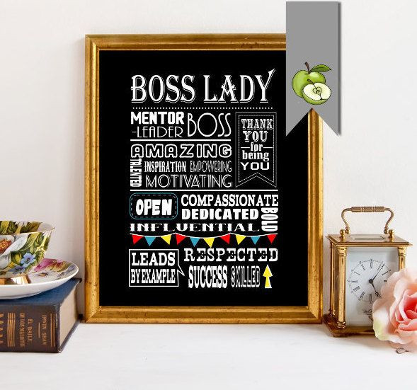 Thank You Gift Ideas For Boss
 Boss Day appreciation t Boss lady female t boss