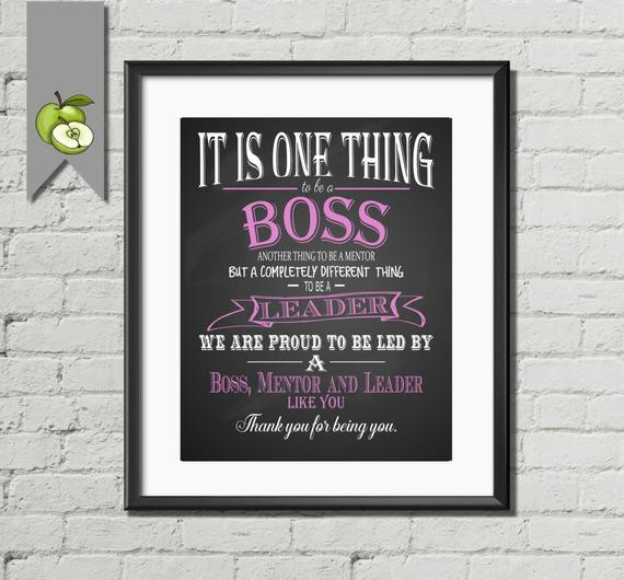 Thank You Gift Ideas For Boss
 Boss appreciation t Boss week Boss Day Thank by