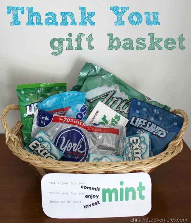 Thank You Gift Ideas For Coworkers Homemade
 Thank you t basket Projects Tips & Tricks