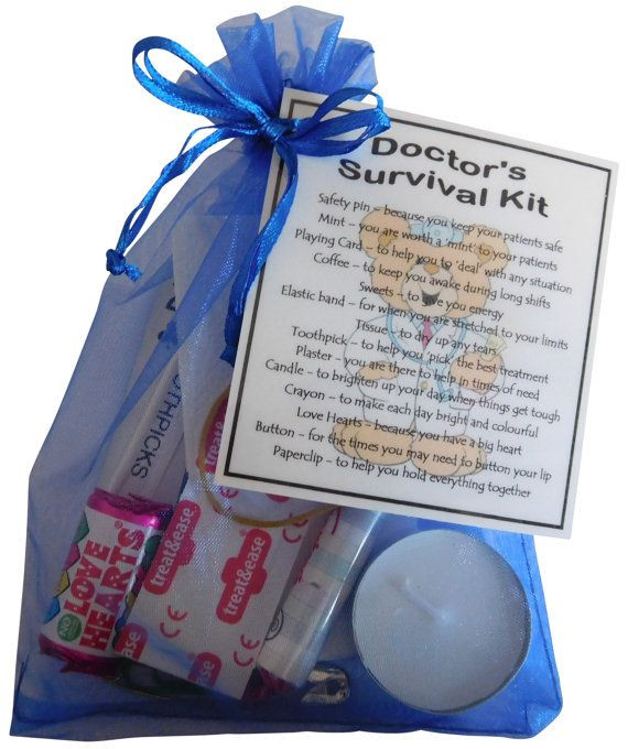 Thank You Gift Ideas For Doctors
 Doctor s Survival Kit Great t for Doctor Gift by