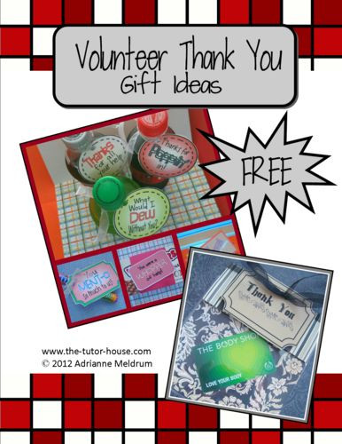 Thank You Gift Ideas For Volunteers
 82 best images about Volunteer Appreciation Ideas on