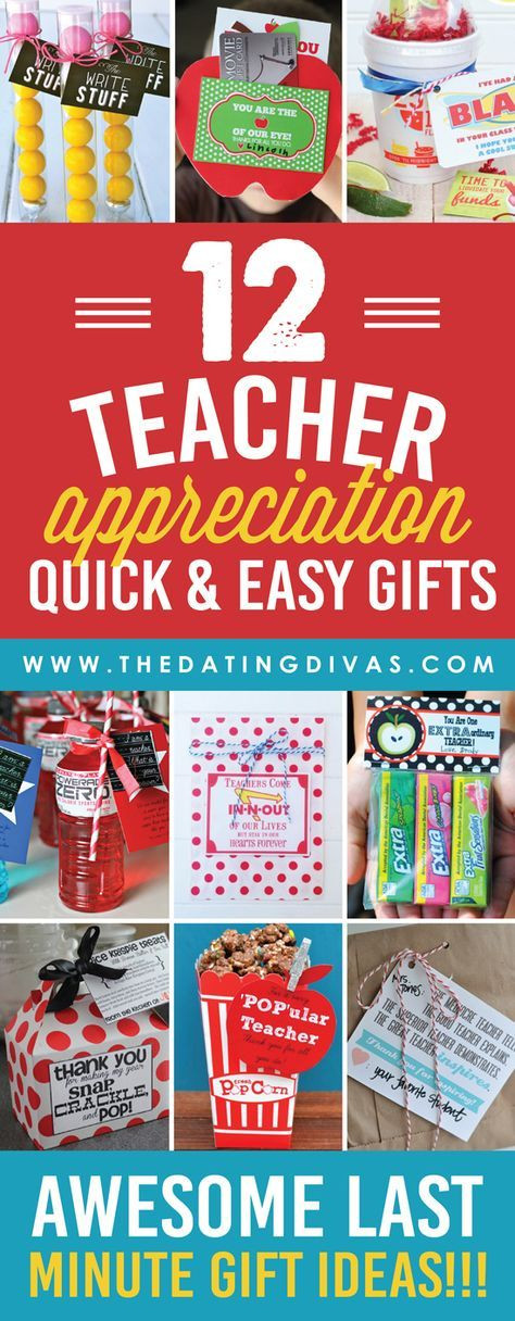 Thank You Teacher Gift Ideas
 363 best images about Teacher Appreciation Week on