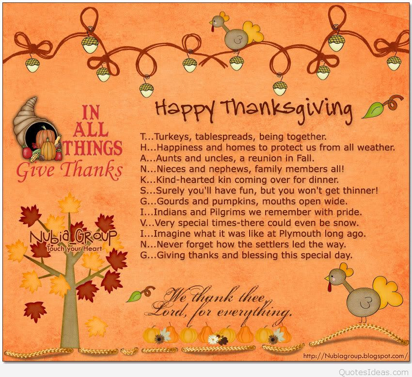 Thanksgiving Card Quotes
 Messages Happy Thanksgiving pics and cards