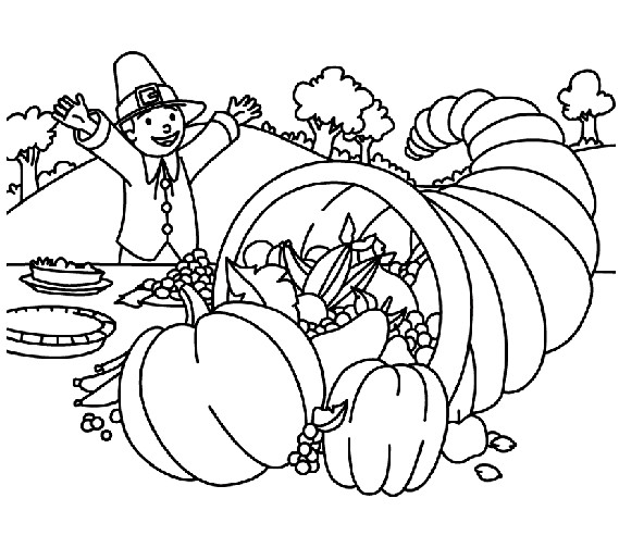 Thanksgiving Coloring Pages
 10 Thanksgiving Coloring Pages