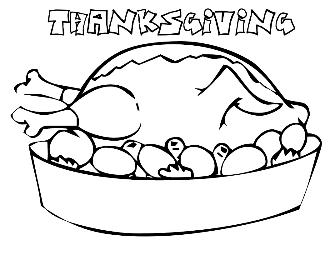Thanksgiving Coloring Pages
 Free Printable Thanksgiving Coloring Pages For Kids