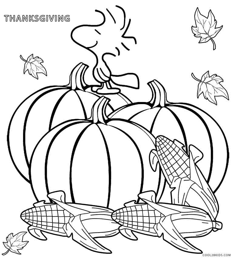 Thanksgiving Coloring Pages
 Printable Thanksgiving Coloring Pages For Kids