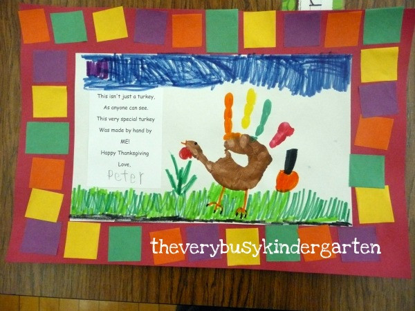 Thanksgiving Craft Ideas For Preschoolers
 The Very Busy Kindergarten More Cute Easy Turkey Projects