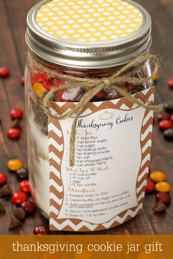 Thanksgiving Gift Ideas For Friends
 Thanksgiving Cookie Jar Gift