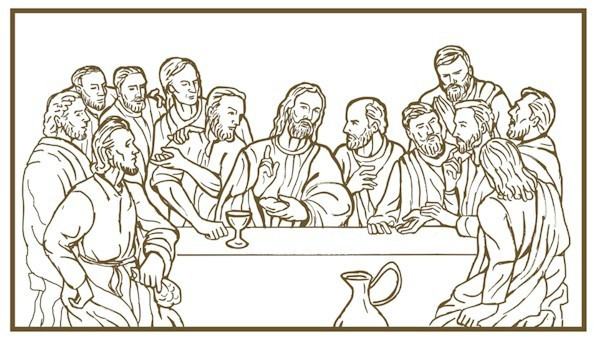 The Last Supper Coloring Pages Printable
 Last Supper Coloring Page