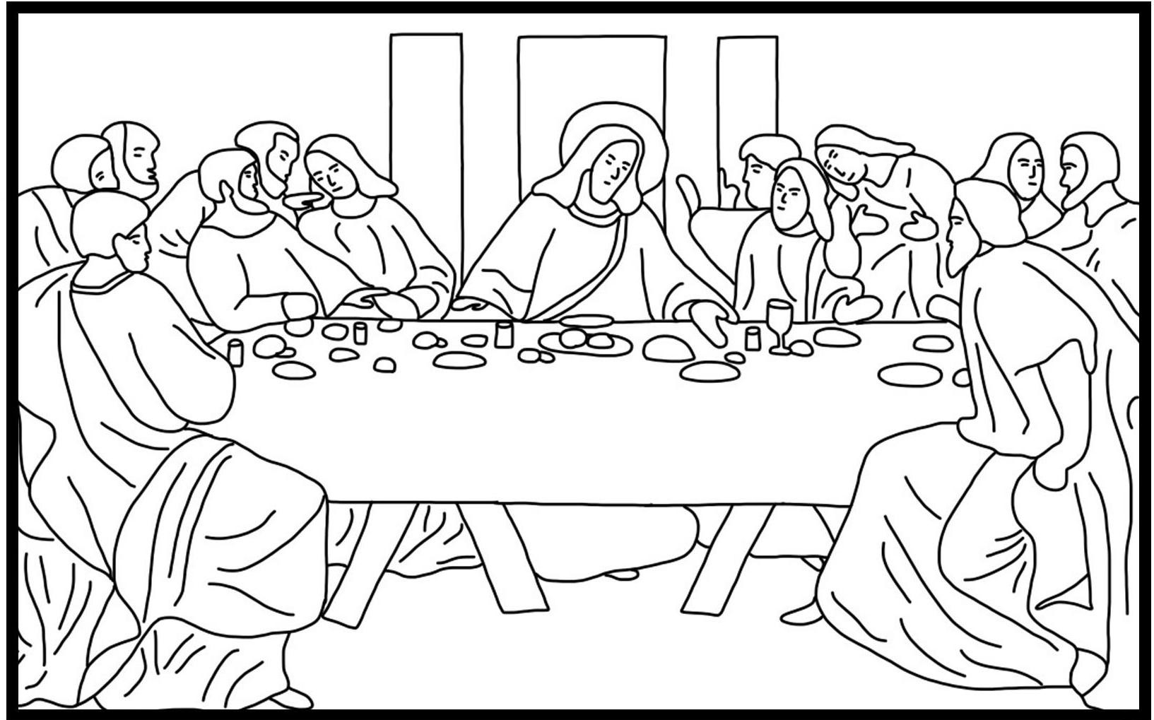 The Last Supper Coloring Pages Printable
 Lent Coloring Pages Best Coloring Pages For Kids