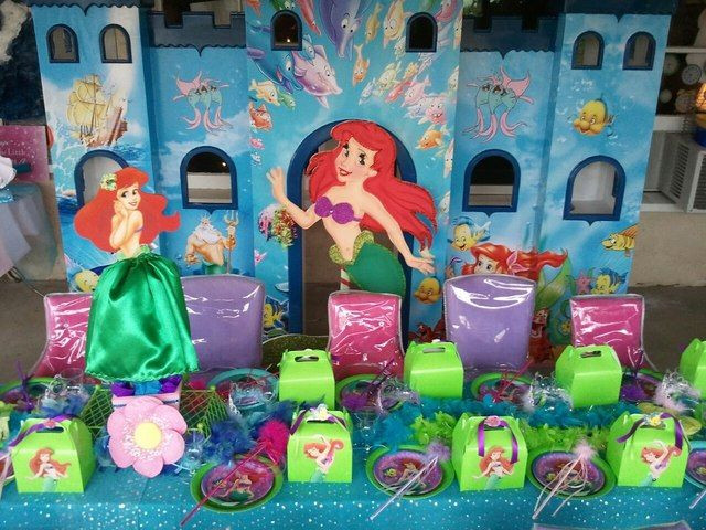 The Little Mermaid Party Ideas Pinterest
 Little Mermaid Party littlemermaid party