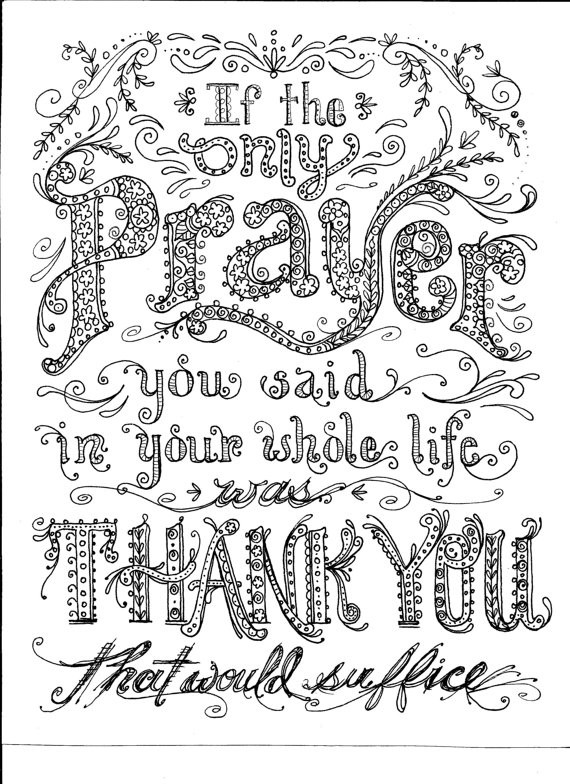 The Lord'S Prayer Coloring Pages Printable
 Instant Download Prayer Coloring Page