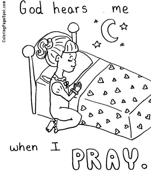The Lord'S Prayer Coloring Pages Printable
 coloringpagespot on Pinterest