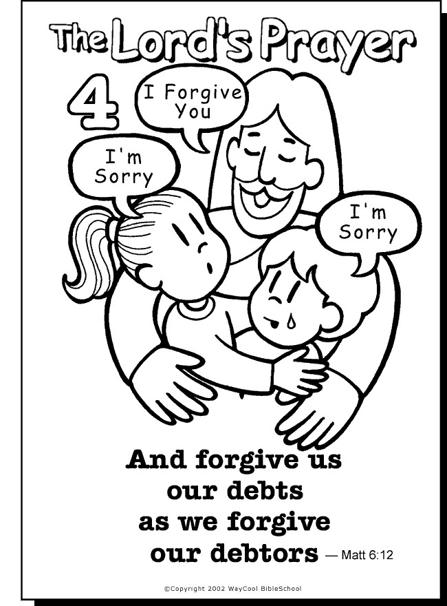 The Lord'S Prayer Coloring Pages Printable
 The Lord S Prayer Coloring Pages For Children Coloring Home
