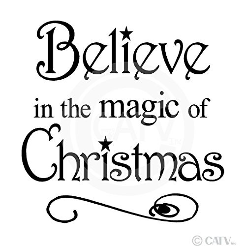 The Magic Of Christmas Quotes
 Believe in the Magic of Christmas Vinyl Lettering Wall