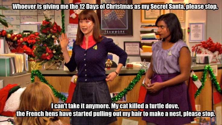 The Office Christmas Quotes
 12 Days of Christmas The fice The fice