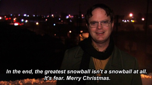 The Office Christmas Quotes
 Merry Christmas from Dwight