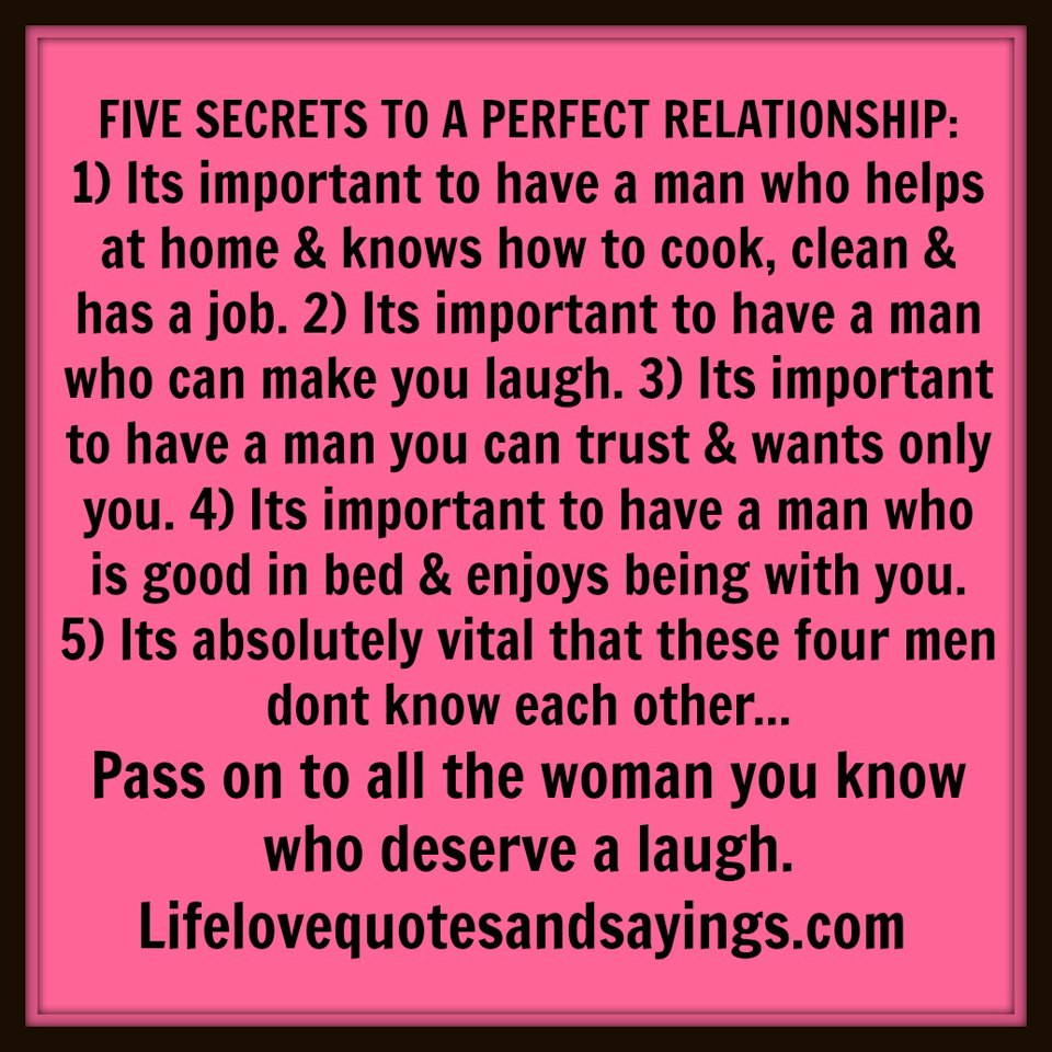 The Perfect Relationship Quotes
 Relationship Quotes & Sayings and