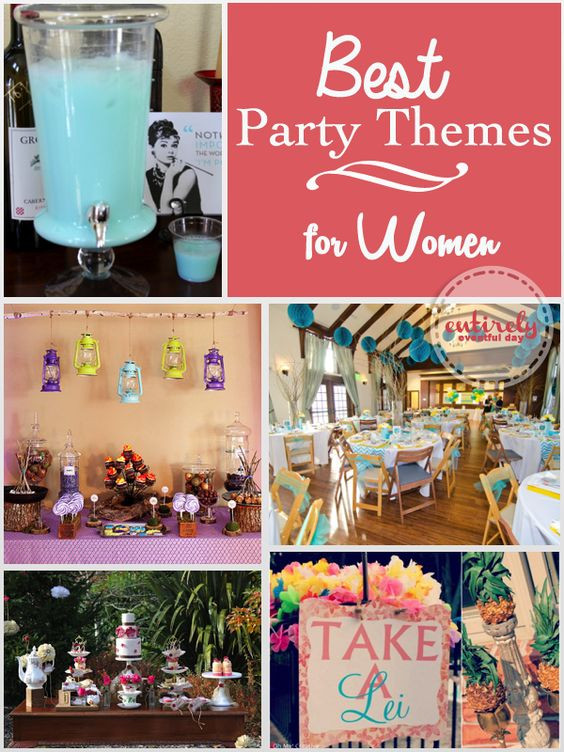 Themed Dinner Party Ideas For Adults
 Lots of fabulous party ideas for women I love them all
