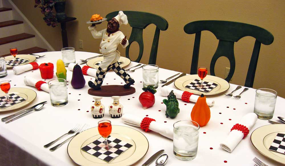 Themed Dinner Party Ideas For Adults
 Decorating Ideas For A Chefs Dinner Theme Party