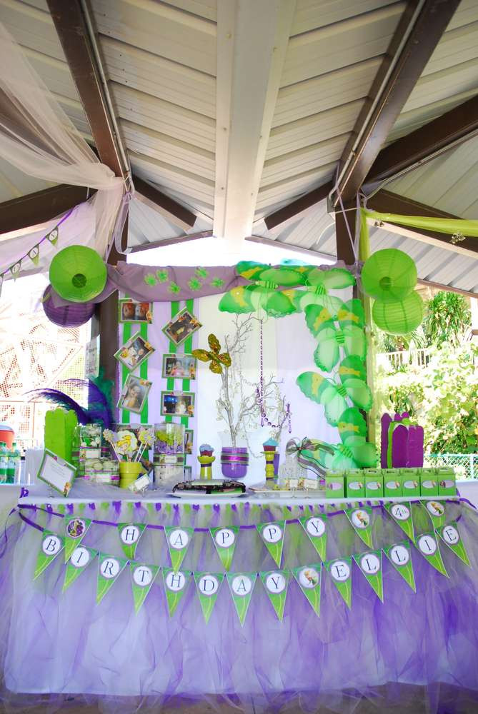 Tinkerbell Birthday Party Decorations
 Tinkerbell & Fairies Birthday Party Ideas