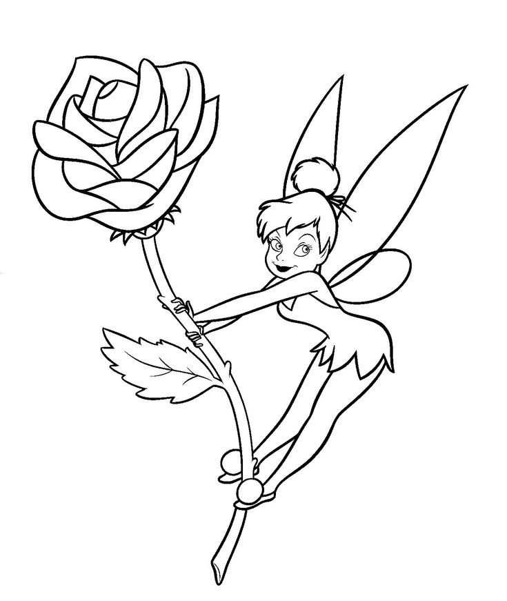 Tinkerbell Coloring Pages For Girls
 Tinkerbell Coloring Pages